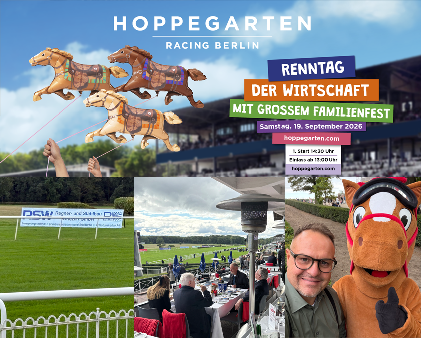 RSW beim Renntag der Wirtschaft in Hoppegarten